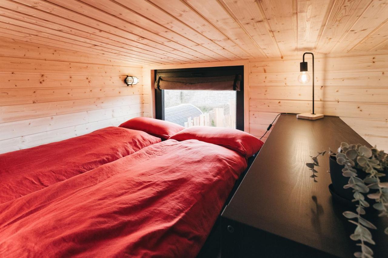 Idyllisches Tiny House Mit Sauna Löbau Exterior foto