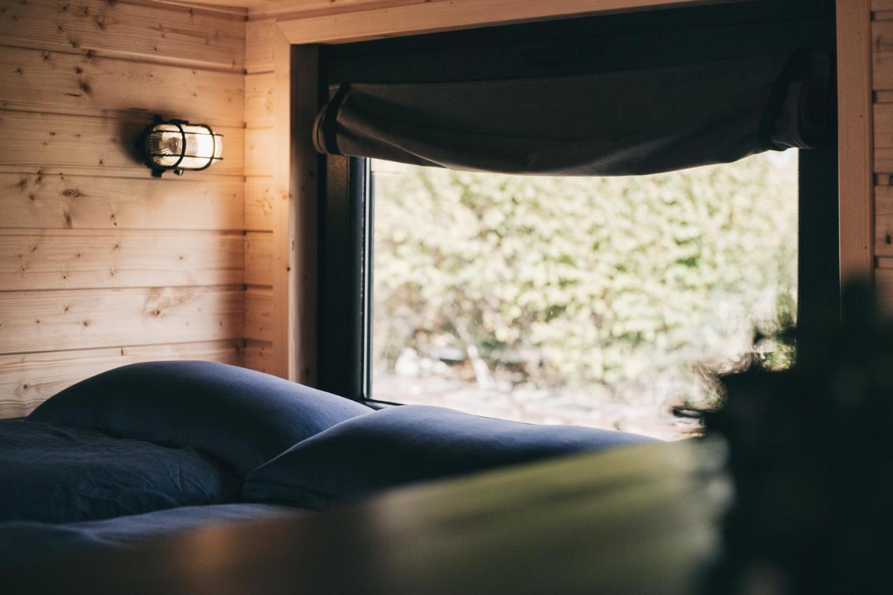 Idyllisches Tiny House Mit Sauna Löbau Exterior foto