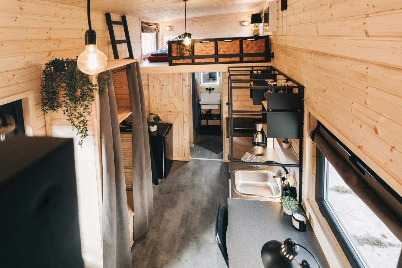 Idyllisches Tiny House Mit Sauna Löbau Exterior foto