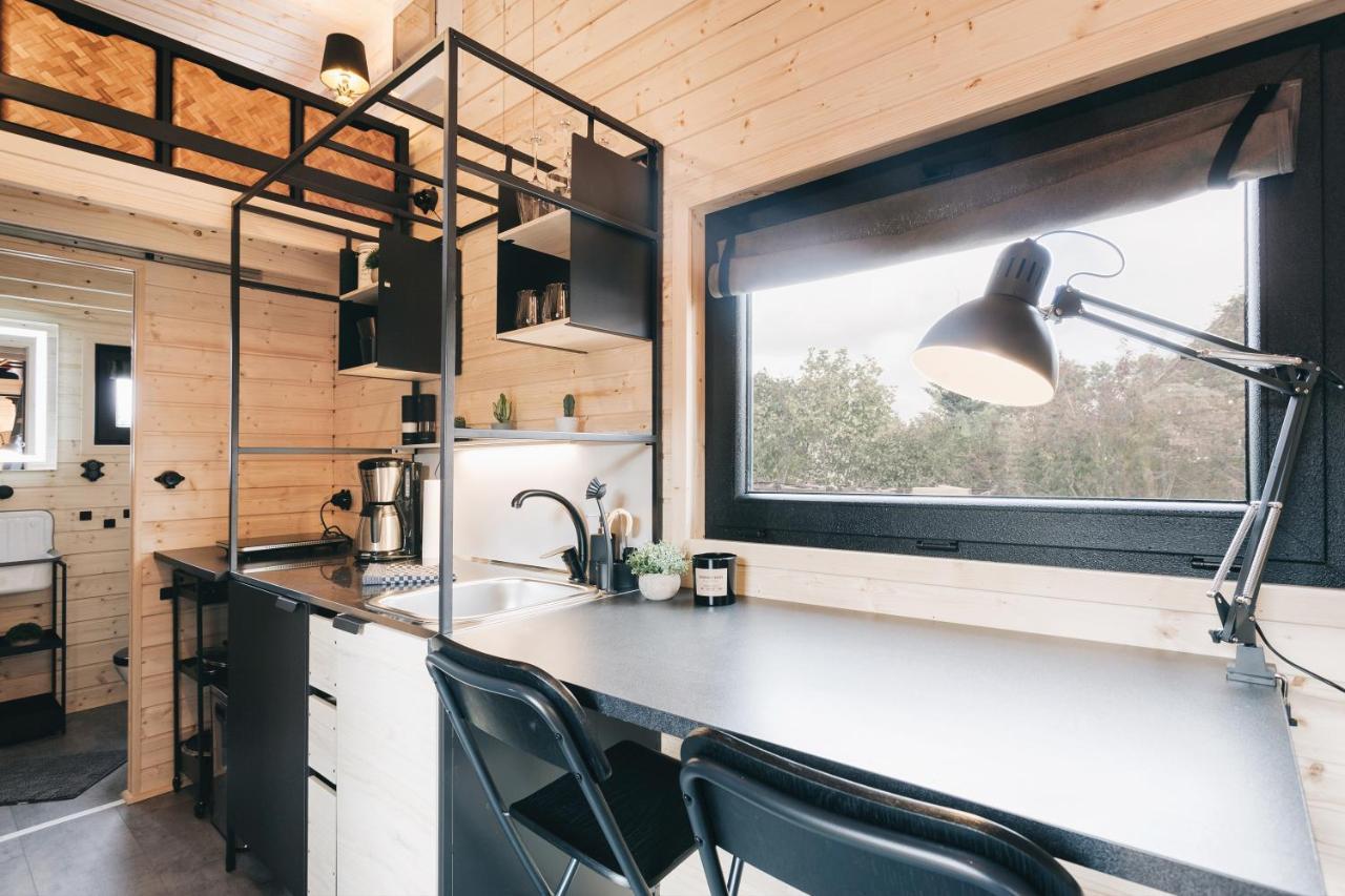 Idyllisches Tiny House Mit Sauna Löbau Exterior foto