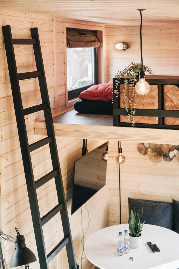 Idyllisches Tiny House Mit Sauna Löbau Exterior foto