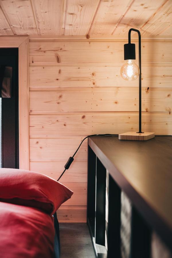 Idyllisches Tiny House Mit Sauna Löbau Exterior foto